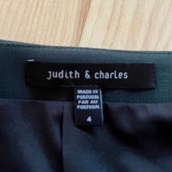 🌿 Judith & Charles – Sophisticated Dark Green Wool Pencil Skirt (US 4) - Picture 5 of 6